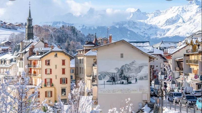 Elegant Historic Apartment Le Mont Joly - 3 Bed 2Bath View 80M2 Saint-Gervais-les-Bains Kültér fotó